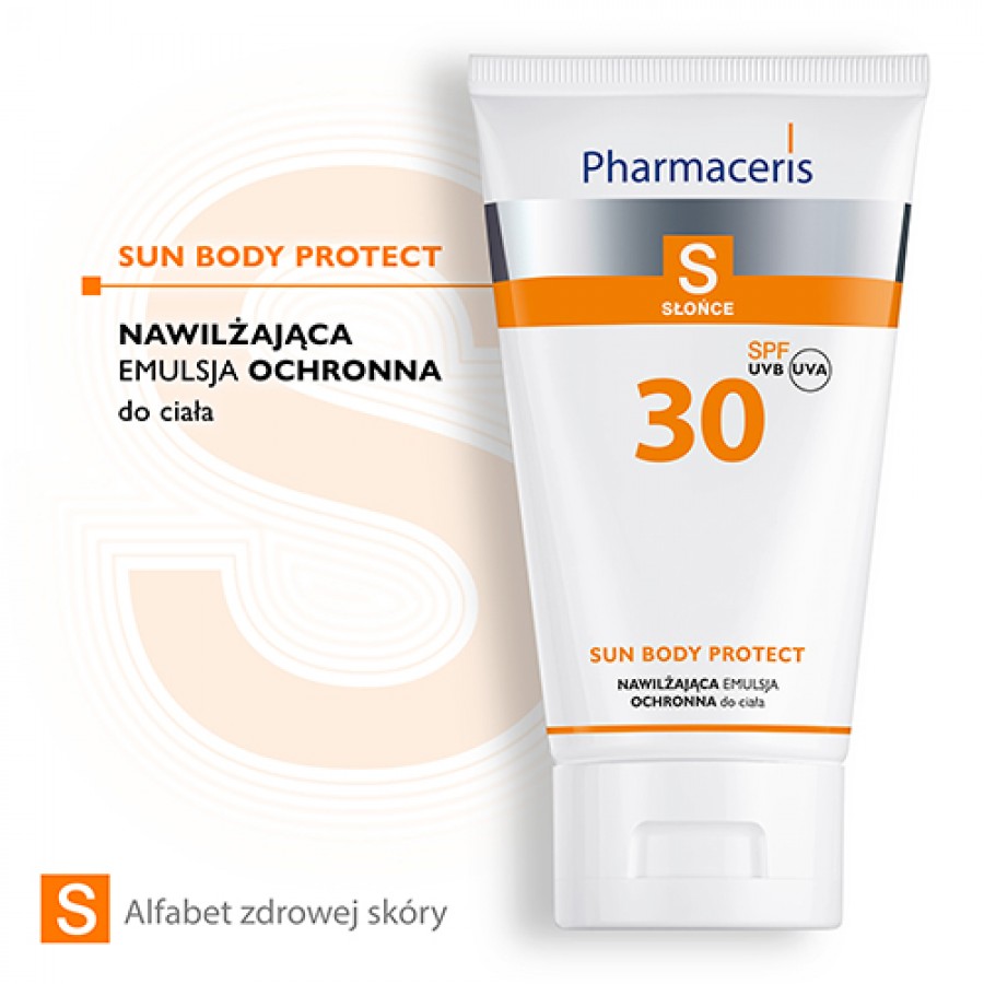 Miniaturka artykułu - #0 PHARMACERIS S SUN PROTECT Nawilżająca emulsja do opalania SPF30 - 150 ml