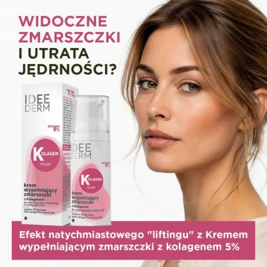 #0 – Idee Derm Kolagen Filler Krem wypełniający zmarszczki z kolagenem 5%, 50 ml