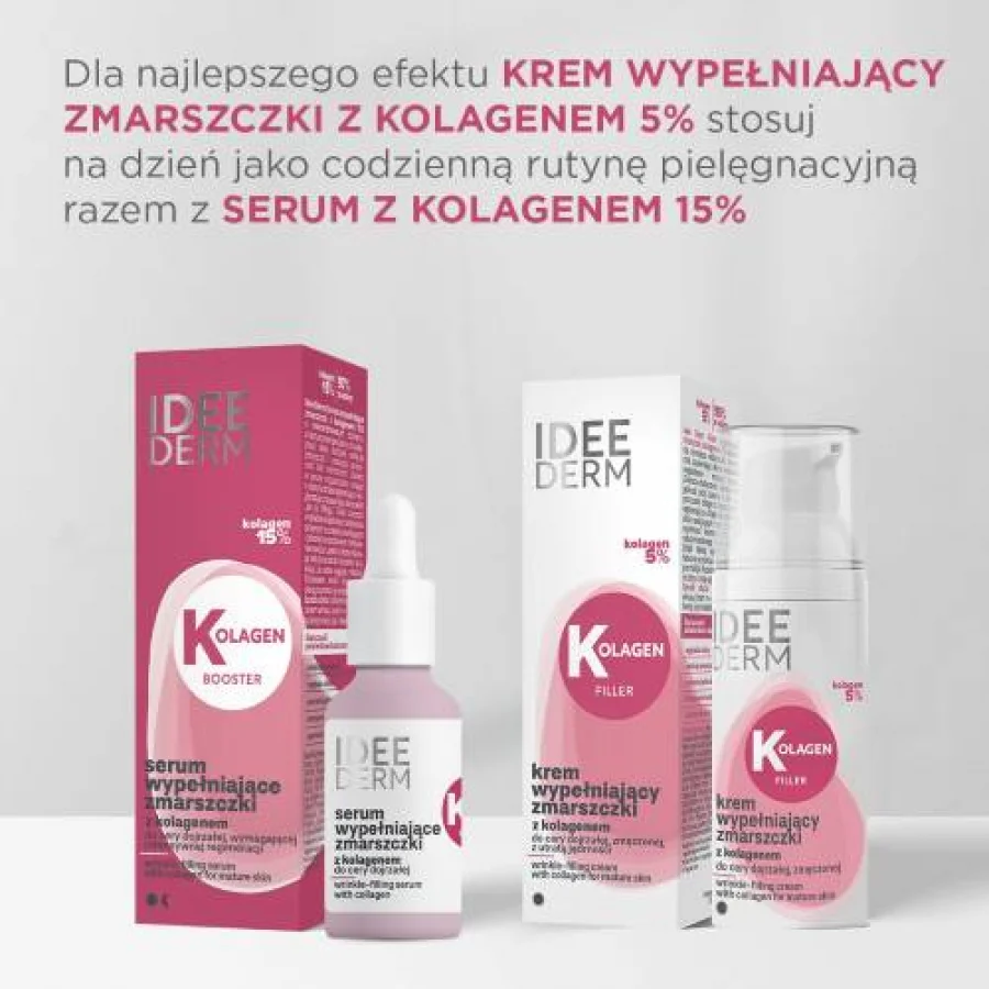 #3 – Idee Derm Kolagen Filler Krem wypełniający zmarszczki z kolagenem 5%, 50 ml