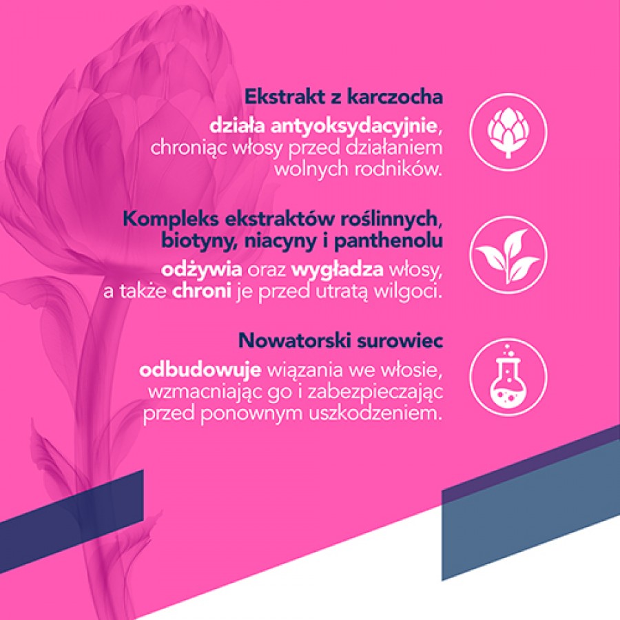 Zdjęcie produktu - 1 Artishoq Szampon wzmacniający do włos&oacute;w Odbudowa i ochrona, 200 ml