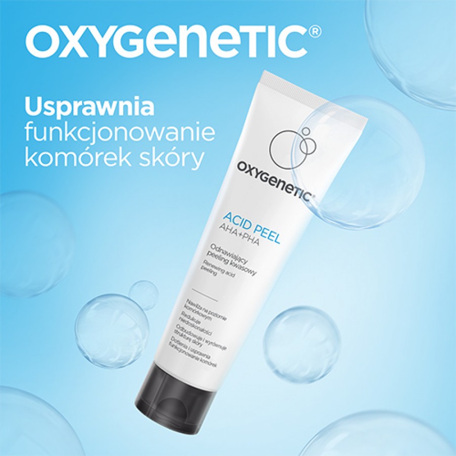 Miniaturka artykułu - #0 Oxygenetic Acid Peel AHA+PHA Odnawiający peeling kwasowy, 50 ml