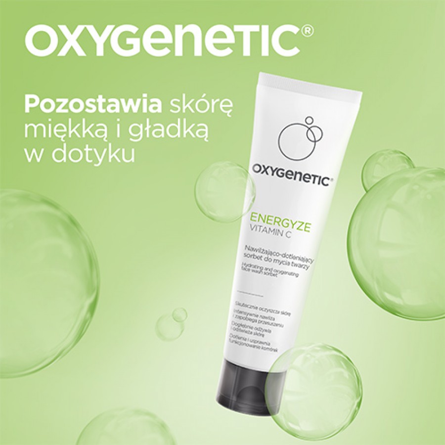 Miniaturka artykułu - #0 Oxygenetic Energyze Vitamin C Nawilżająco-dotleniający sorbet do mycia twarzy z witaminą C, 75 ml