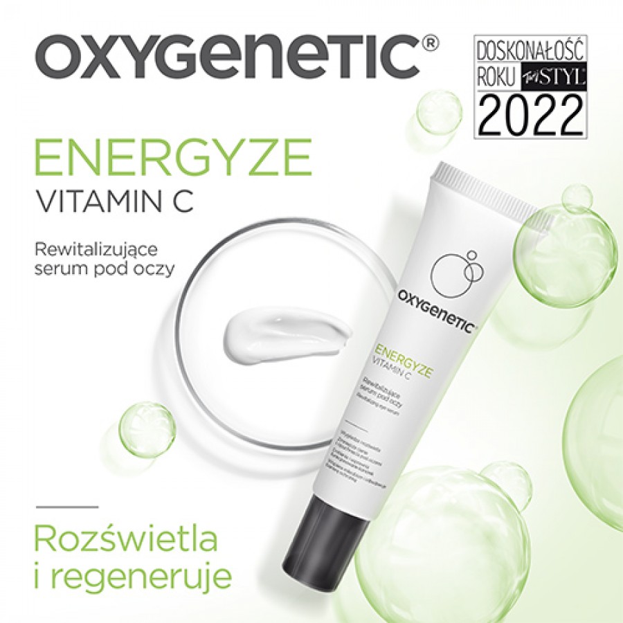 Miniaturka artykułu - #1 Oxygenetic Energyze Vitamin C Rewitalizujące serum pod oczy z witaminą C, 15 ml
