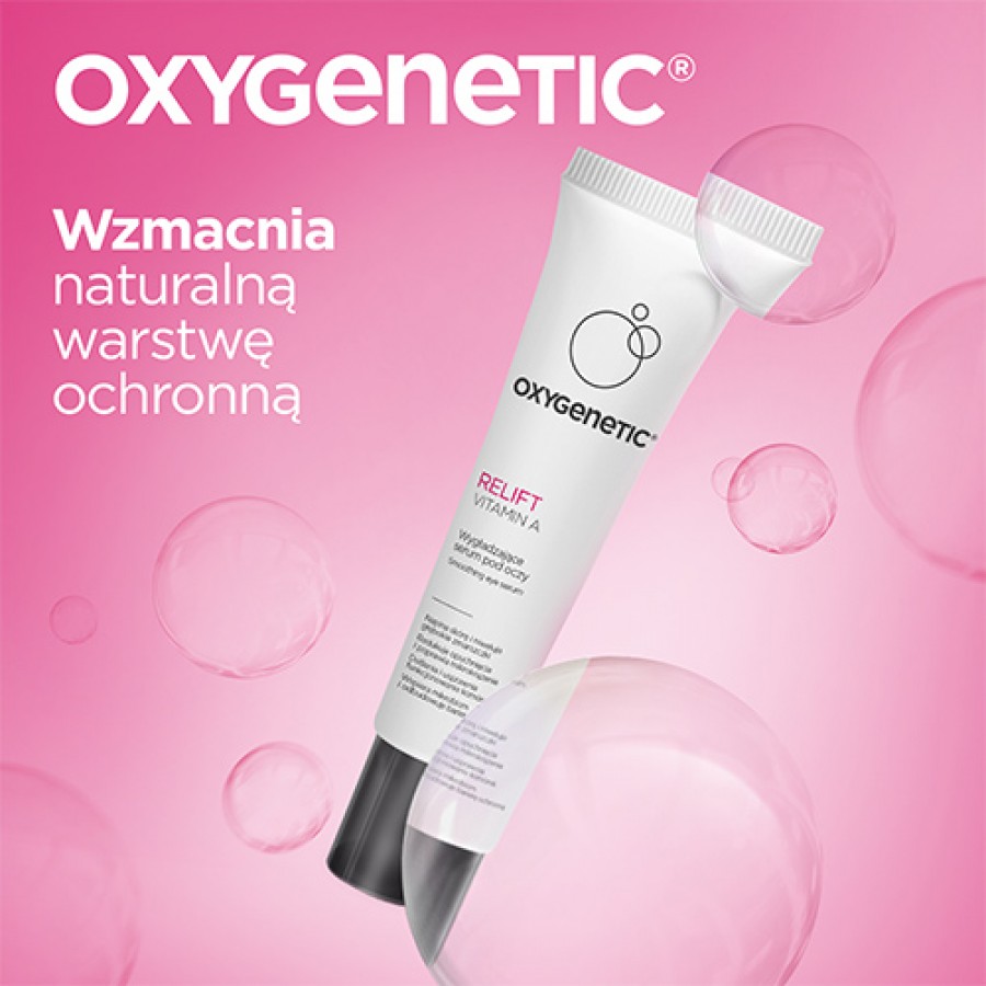Miniaturka artykułu - #0 Oxygenetic Relift Vitamin A Wygładzające serum pod oczy na zmarszczki i cienie, 15 ml