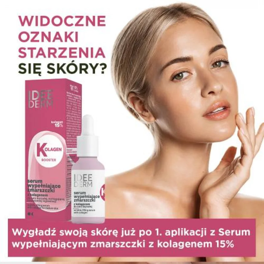 #0 – Idee Derm Serum wypełniające zmarszczki z kolagenem 15% do cery dojrzałej, 30 ml