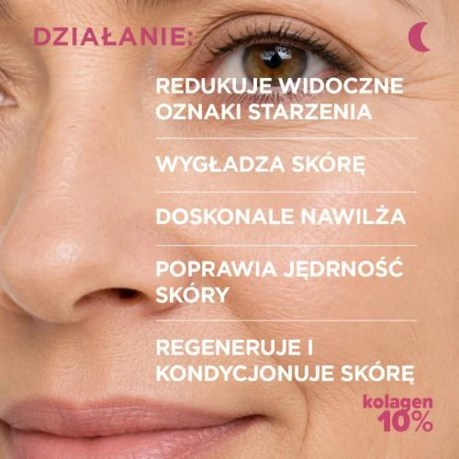 #1 – Idee Derm Krem prasujący zmarszczki z kolagenem 10% do cery dojrzałej, 50 ml