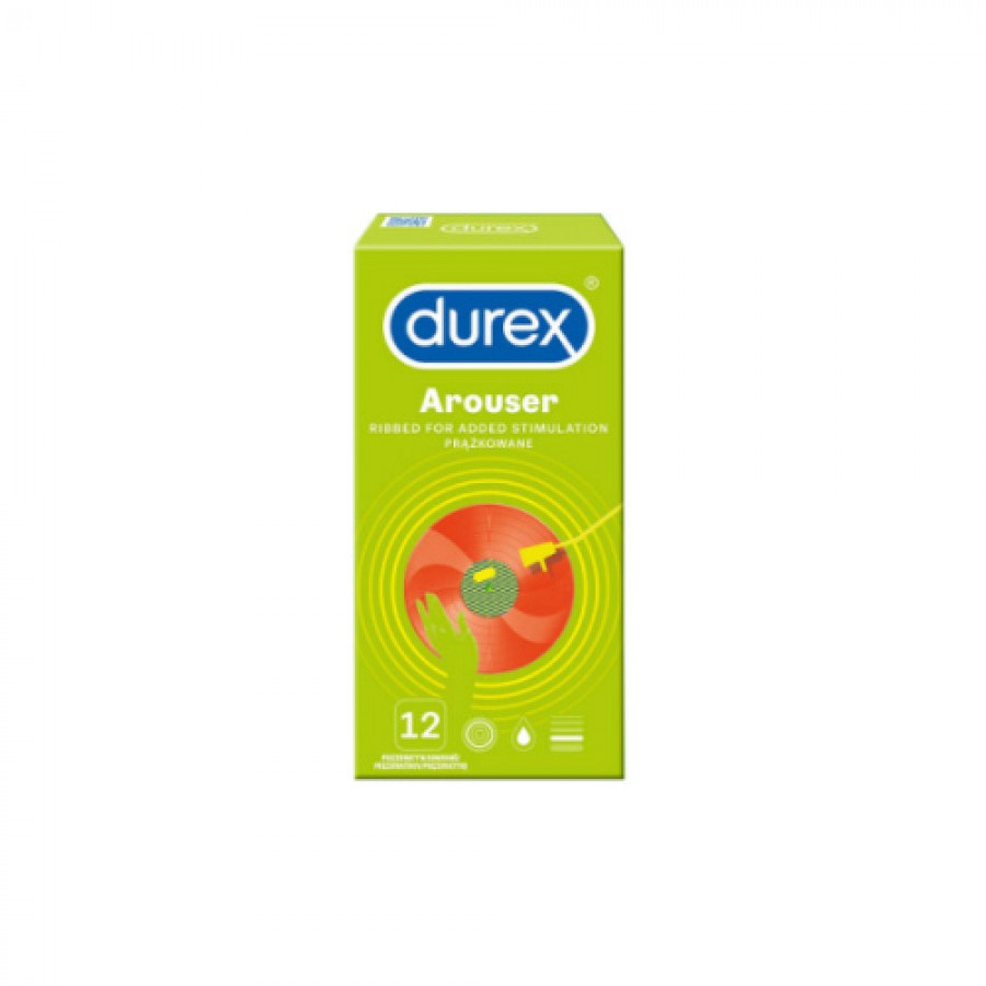 Miniaturka artykułu - #0 DUREX AROUSER Prezerwatywy, 12 sztuk