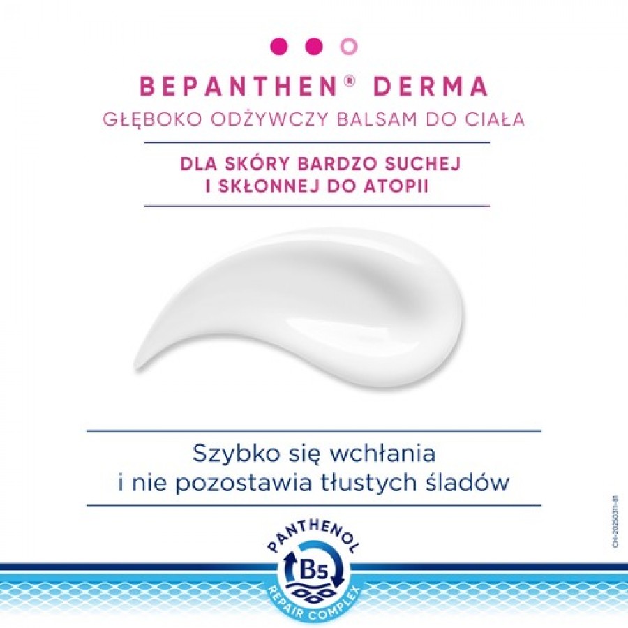 Zdjęcie produktu - 2 Bepanthen Derma głęboko odżywczy Balsam do ciała, 200 ml