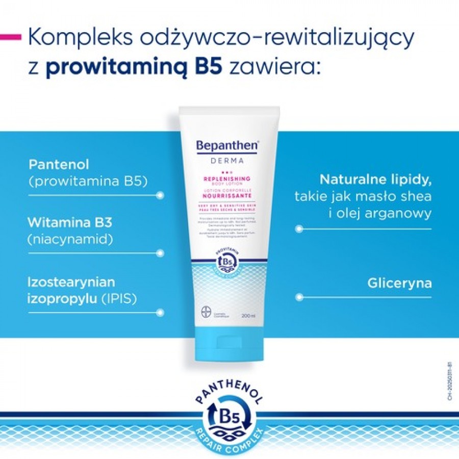Zdjęcie produktu - 3 Bepanthen Derma głęboko odżywczy Balsam do ciała, 200 ml