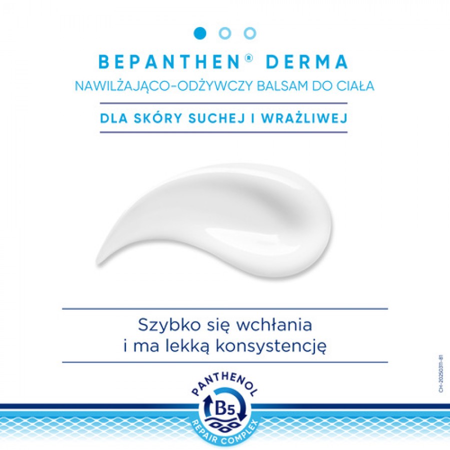 Zdjęcie produktu - 2 Bepanthen Derma nawilżająco-odżywczy Balsam do ciała, 200 ml