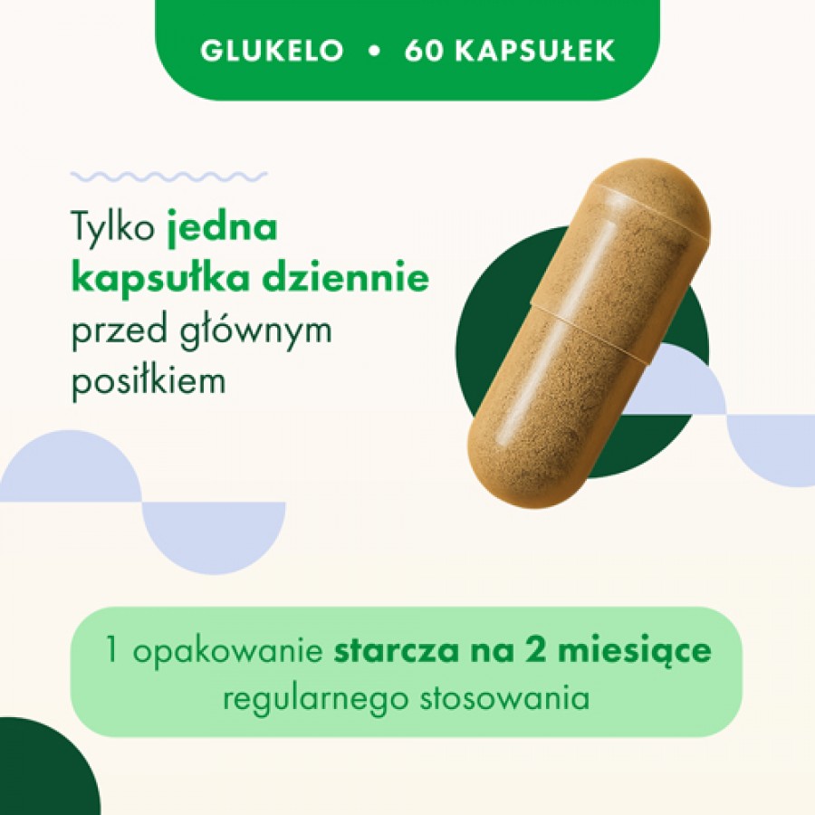 Zdjęcie produktu - 2 Glukelo, 60 kaps.