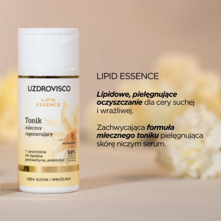 Miniaturka artykułu - #0 Uzdrovisco Lipid Essence Tonik mleczny regenerujący, 150 ml