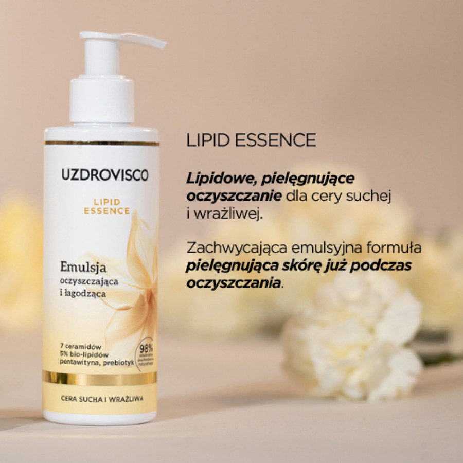 Miniaturka artykułu - #0 Uzdrovisco Lipid Essence Emulsja oczyszczająca i łagodzącą, 200 ml