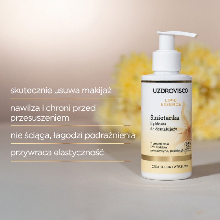 Miniaturka artykułu - #1 Uzdrovisco Lipid Essence Śmietanka lipidowa do demakijażu, 150 ml