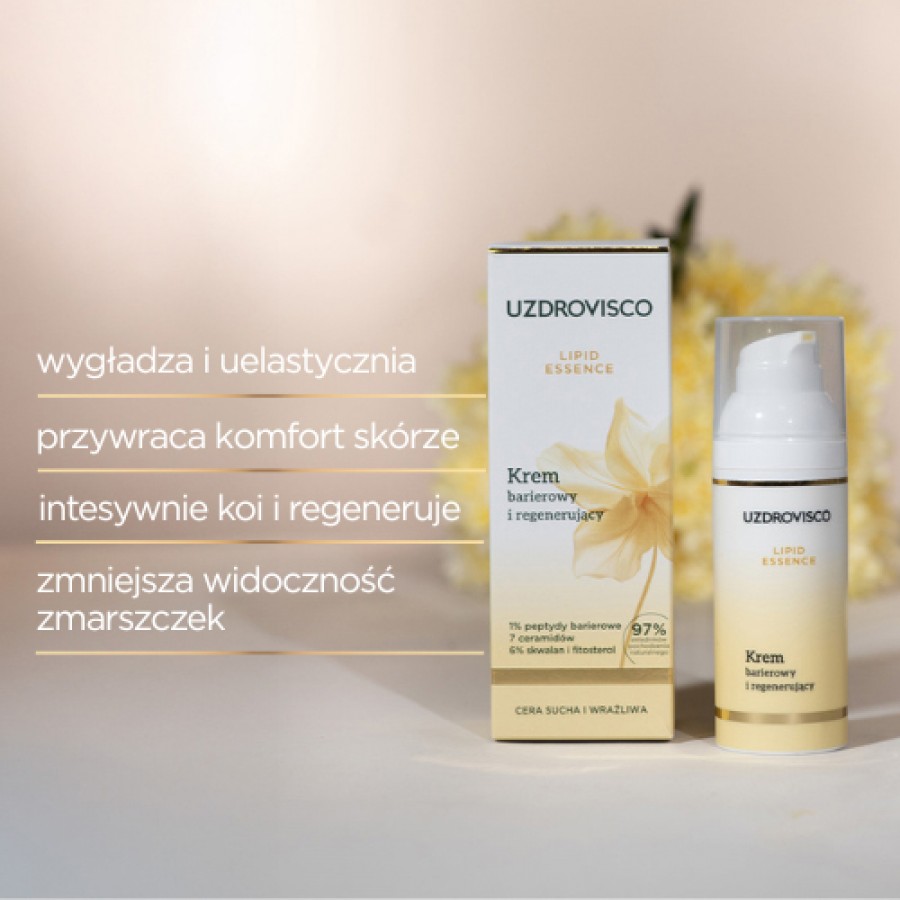 Miniaturka artykułu - #1 Uzdrovisco Lipid Essence Krem barierowy i regenerujący, 50 ml