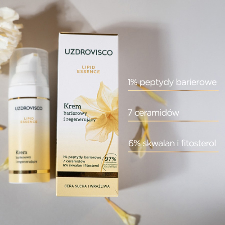 Zdjęcie produktu - 7 Uzdrovisco Lipid Essence Krem barierowy i regenerujący, 50 ml