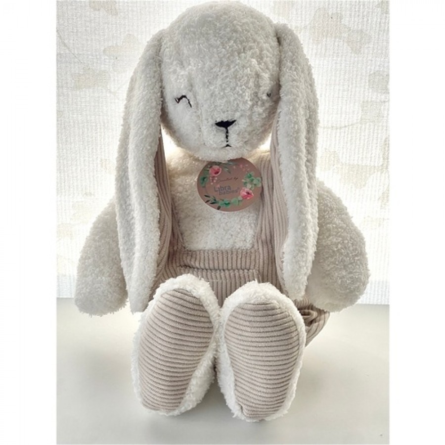Miniaturka artykułu - #0 Libra-Babies Szumio Bunnie Kr&oacute;lik przytulanka biały 6w1 lampka 26 melodii bluetooth