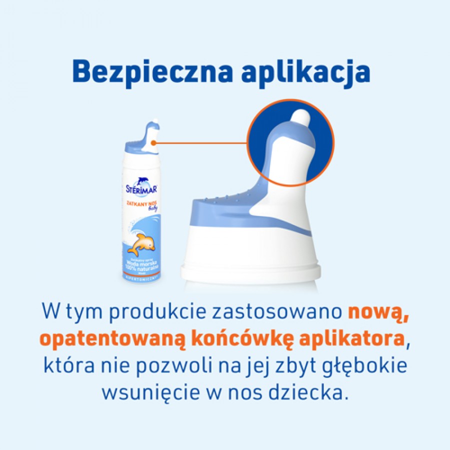Zdjęcie produktu - 2 Sterimar Zatkany nos baby Spray do nosa dla dzieci, 50 ml