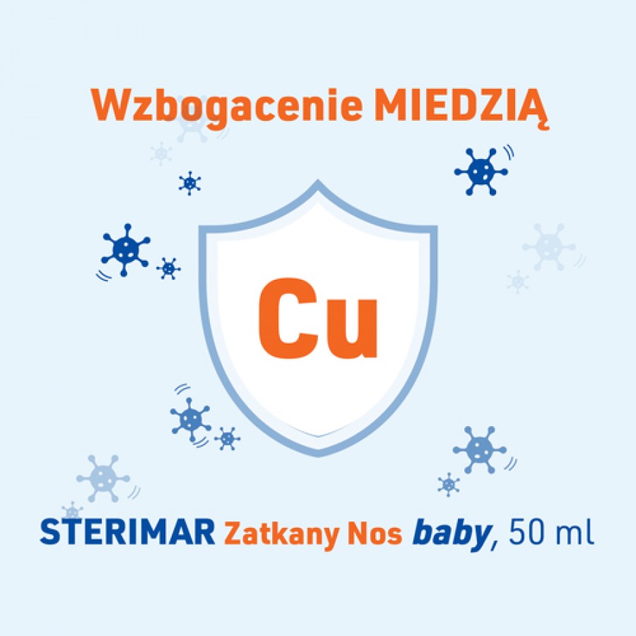 Zdjęcie produktu - 4 Sterimar Zatkany nos baby Spray do nosa dla dzieci, 50 ml