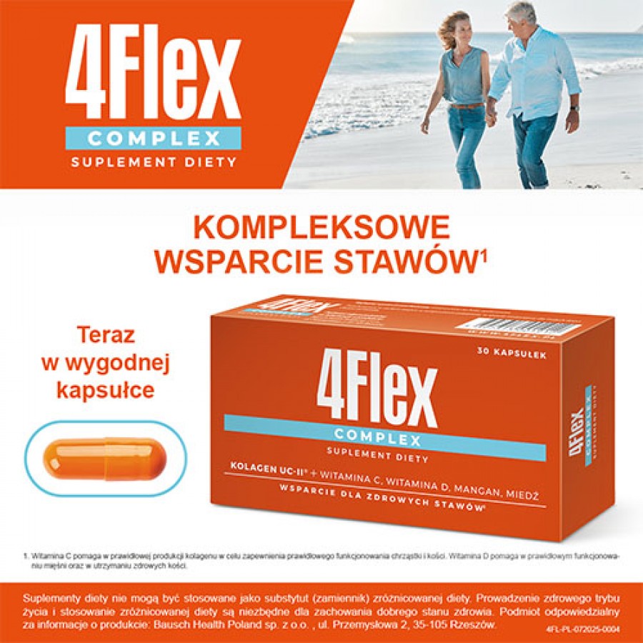 Zdjęcie produktu - 2 4Flex Complex, 30 kaps. - suplement diety z kolagenem