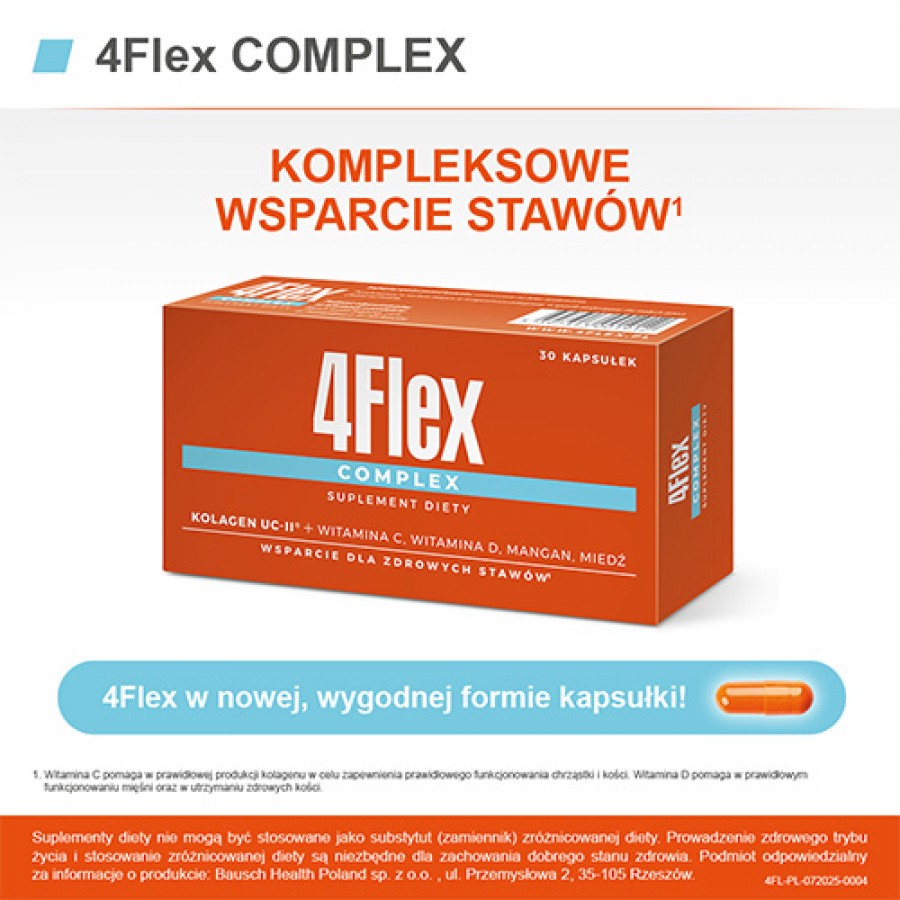 Zdjęcie produktu - 7 4Flex Complex, 30 kaps. - suplement diety z kolagenem
