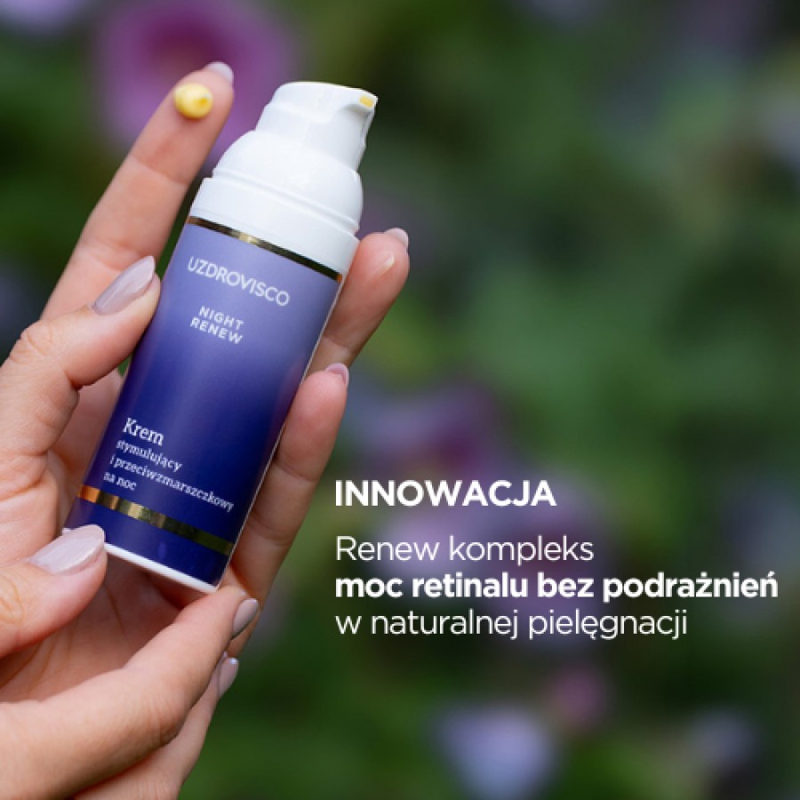Miniaturka artykułu - #0 Uzdrovisco Night Renew Krem stymulujący i przeciwzmarszczkowy na noc, 50 ml