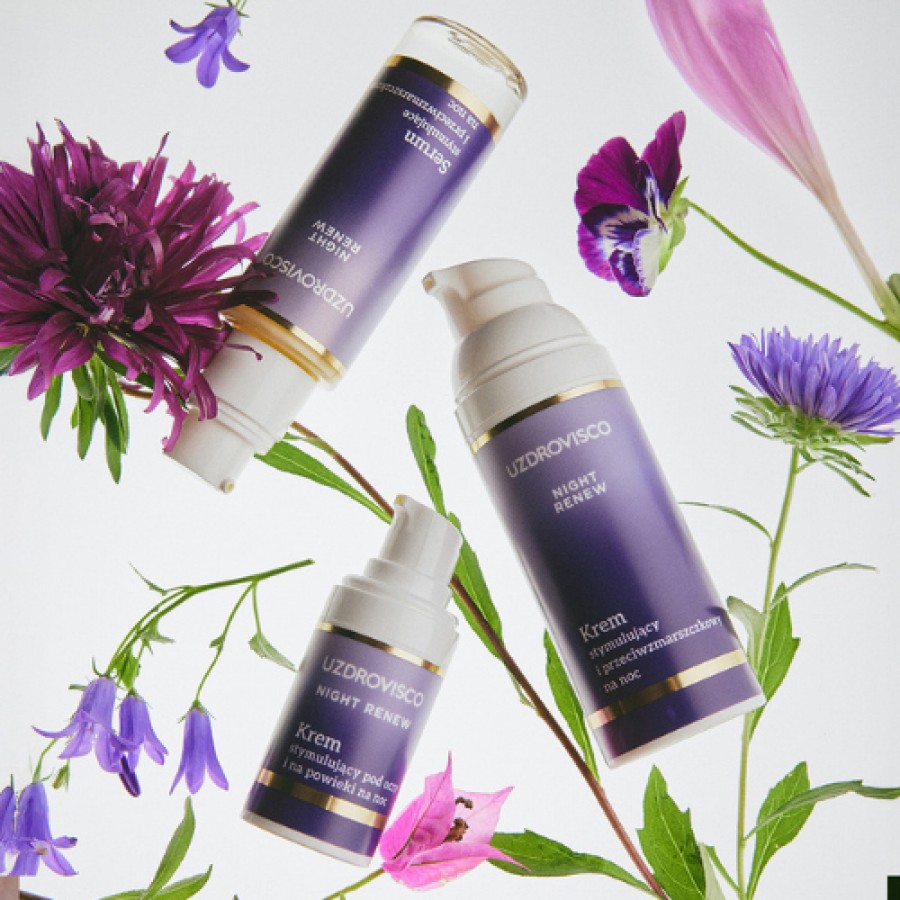 Zdjęcie produktu - 4 Uzdrovisco Night Renew Serum stymulujące i przeciwzmarszczkowe na noc, 30 ml
