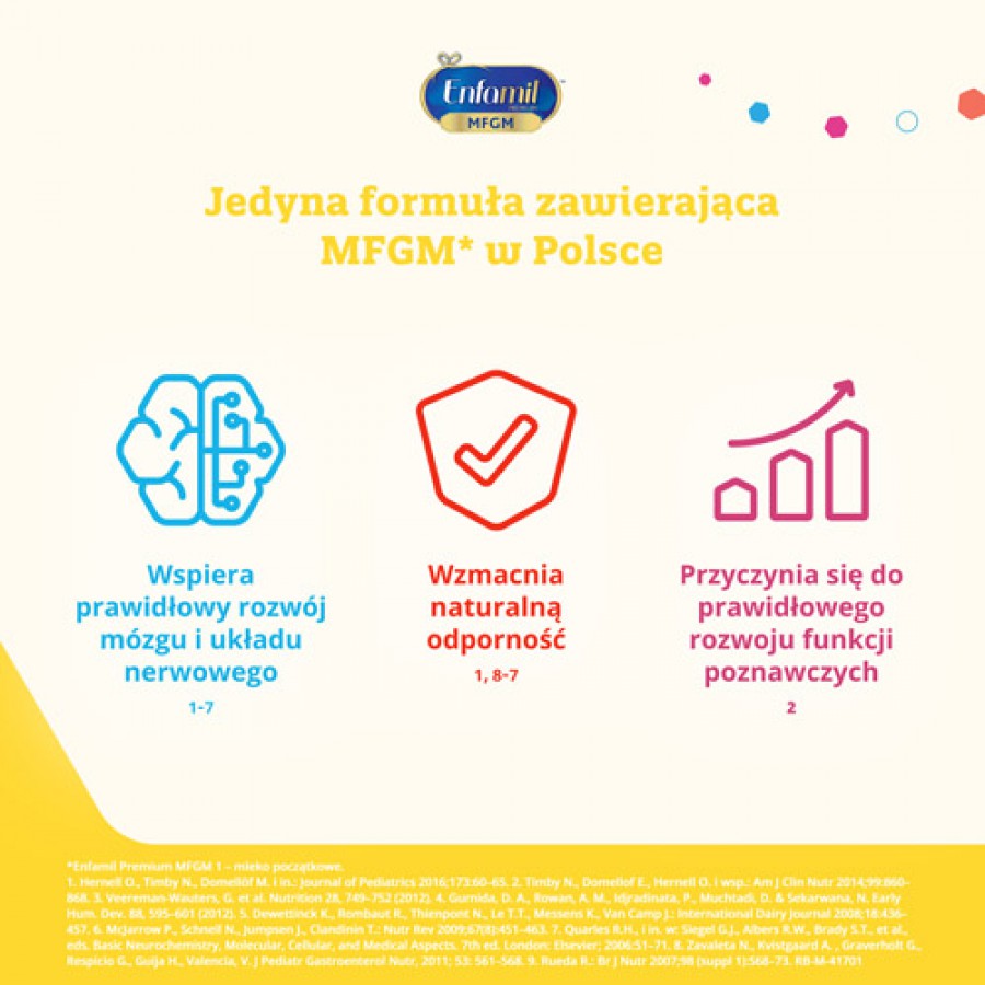 #2 – Enfamil Premium MFGM 1 Mleko początkowe od urodzenia, 800 g