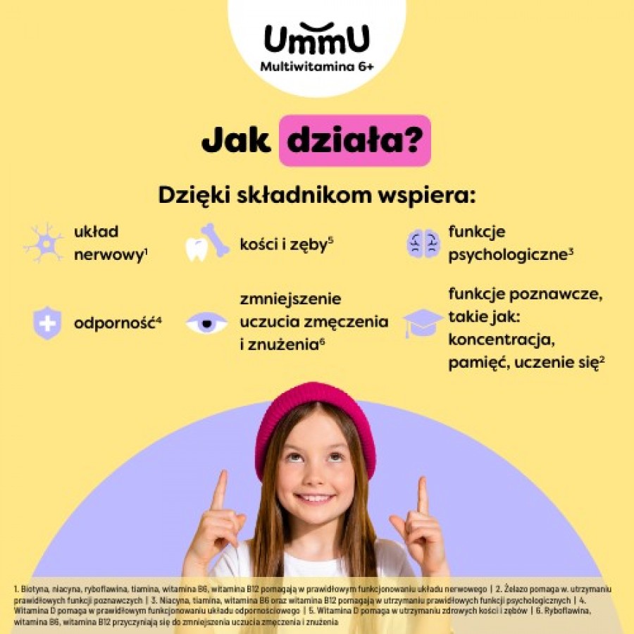 Miniaturka artykułu - #1 Ummu Multiwitamina 6+ krople o smaku pomarańczowym, 30 ml - dla dzieci