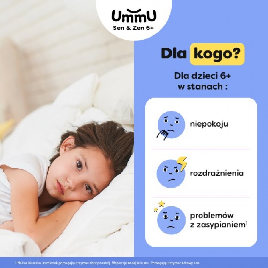 Zdjęcie produktu - 4 UmmU Sen & Zen 6+ krople, 30 ml - dla dzieci