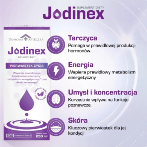 Miniaturka artykułu - #1 Domowa Apteczka Jodinex, 250 ml