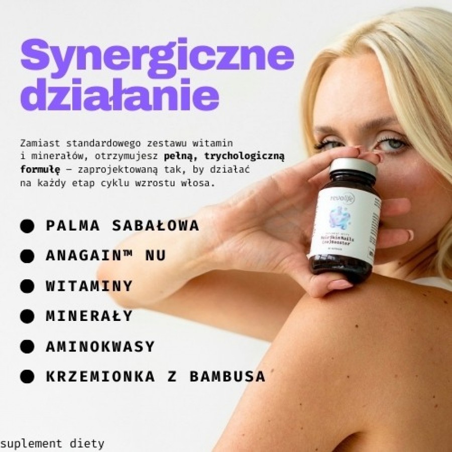 Miniaturka artykułu - #1 Zestaw Revolife HairSkinNails (re)Booster, 2 x 60 kapsułek
