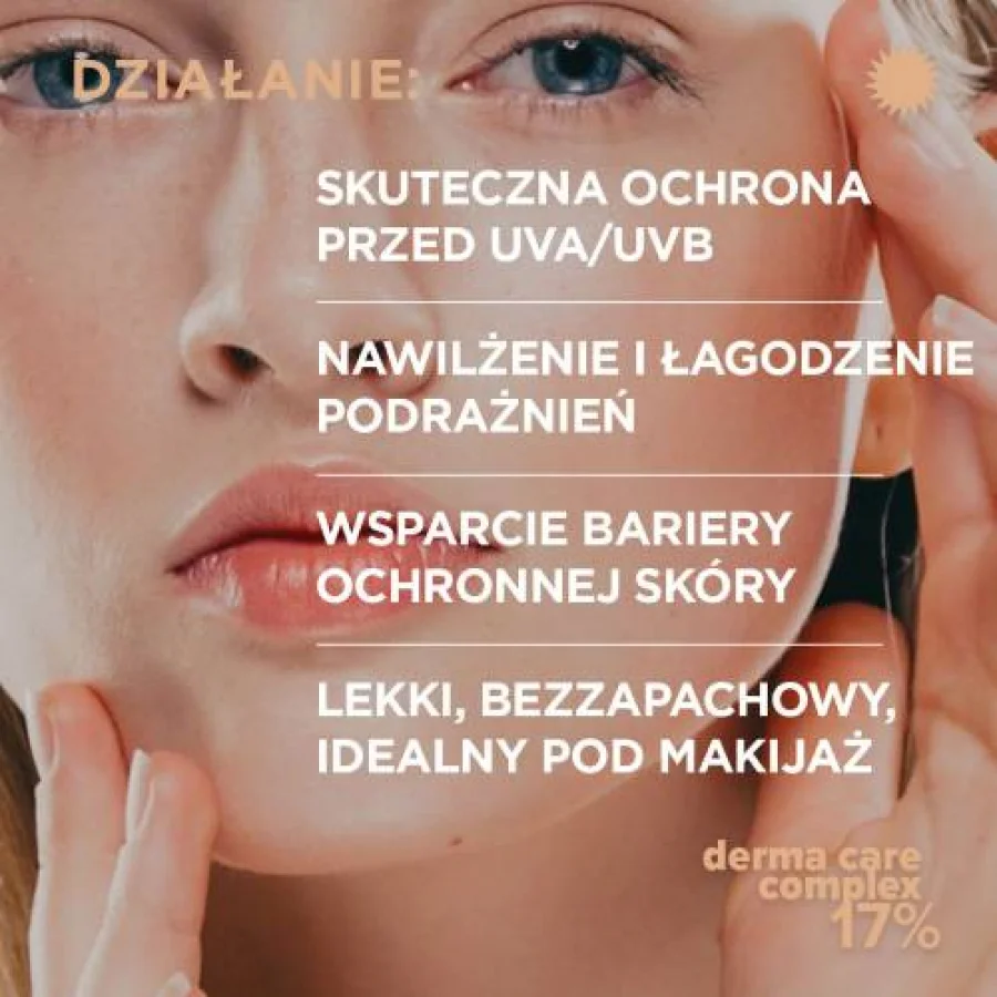 #1 – Idee Derm Całoroczny krem ochronny do twarzy SPF50 do sk&oacute;ry wrażliwej, 50 ml