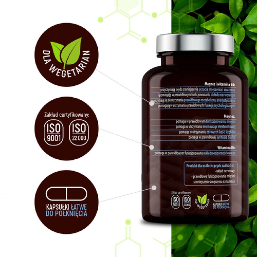Zdjęcie produktu - 2 Essensey Cytrynian magnezu Forte, 90 kaps.