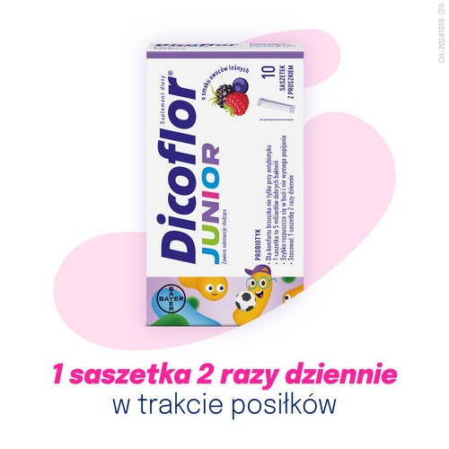 Miniaturka artykułu - #1 Dicoflor Junior, 10 sasz. - probiotyk dla dzieci w trakcie i po antybiotykoterapii