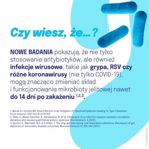 Zdjęcie produktu - 3 Dicoflor Probiovir probiotyk dla dzieci i dorosłych, 14 kaps.