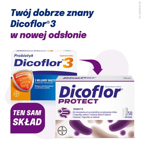 Miniaturka artykułu - #0 Dicoflor Protect probiotyk, 50 kaps.