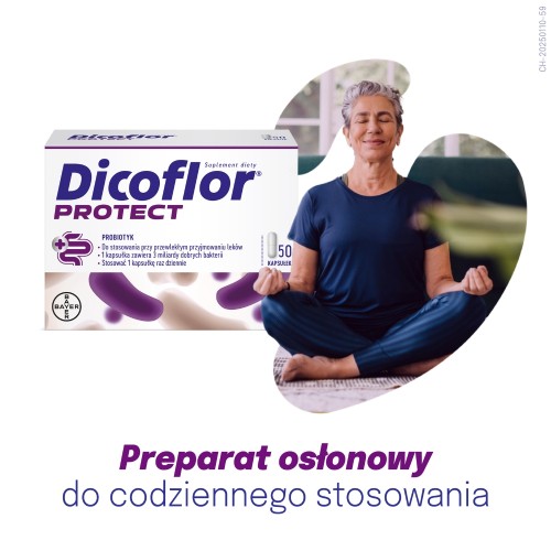Miniaturka artykułu - #1 Dicoflor Protect probiotyk, 50 kaps.
