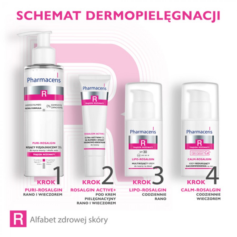 Zdjęcie produktu - 4 Pharmaceris R LIPO-ROSALGIN Multikojący krem do twarzy na dzień SPF30, 30ml
