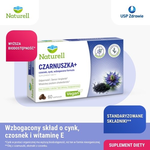 Miniaturka artykułu - #0 Naturell Czarnuszka+, 60 kaps.