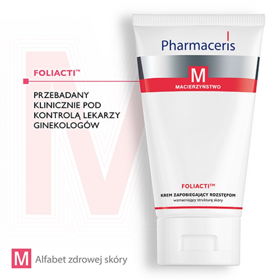 Zdjęcie produktu - 3 PHARMACERIS M Foliacti Krem zapobiegający rozstępom, 150 ml