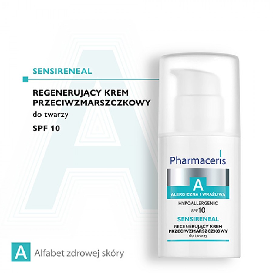 Miniaturka artykułu - #0 PHARMACERIS A Sensireneal Ceramidowy krem przeciwzmarszczkowy do twarzy, 30 ml