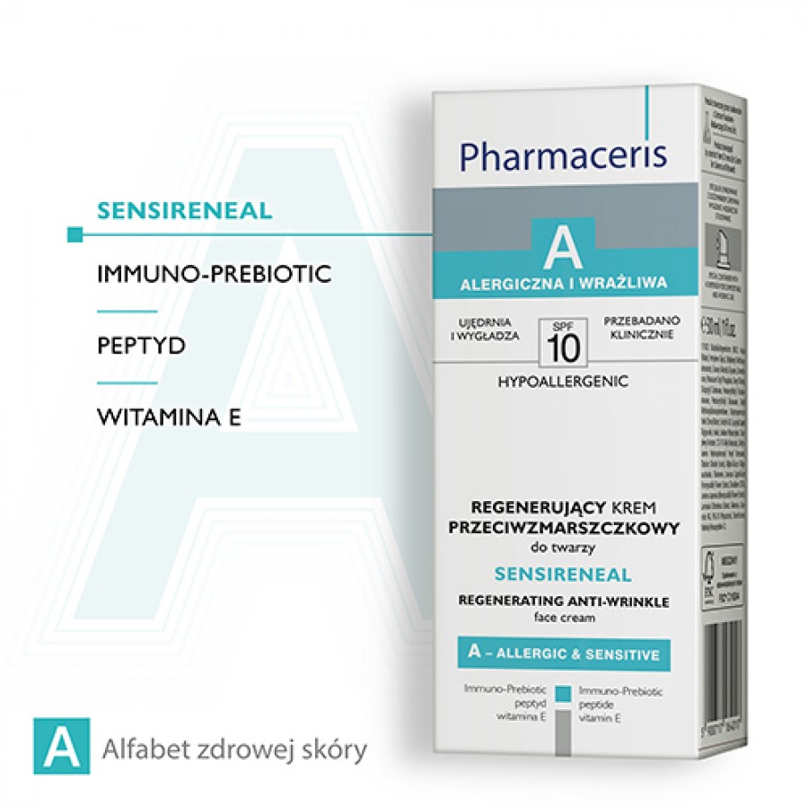 Miniaturka artykułu - #1 PHARMACERIS A Sensireneal Ceramidowy krem przeciwzmarszczkowy do twarzy, 30 ml