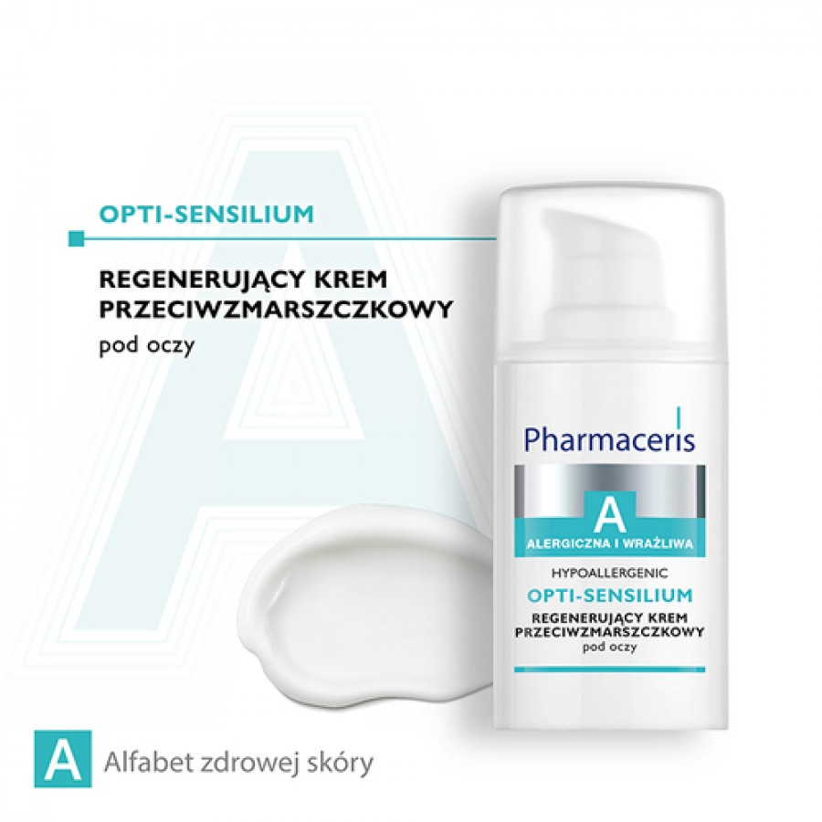 Miniaturka artykułu - #0 Pharmaceris A Opti-Sensilium Regenerujący krem przeciw&shy;zmarszczkowy pod oczy, 15 ml