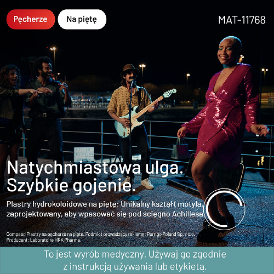 Miniaturka artykułu - #0 Compeed Plastry na pęcherze na piętę średnie, 5 szt.