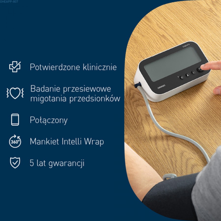 Zdjęcie produktu - 5 Omron M4 Connect Afib Ciśnieniomierz naramienny