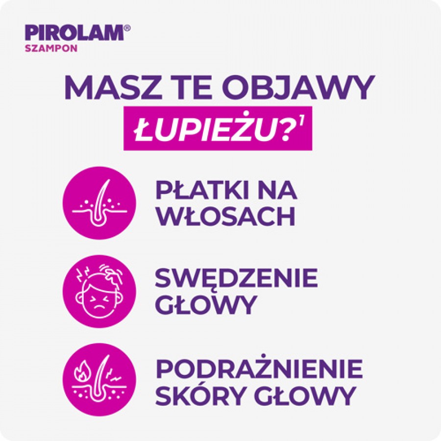 Miniaturka artykułu - #1 Pirolam Szampon przeciwłupieżowy, 2 x 150 ml