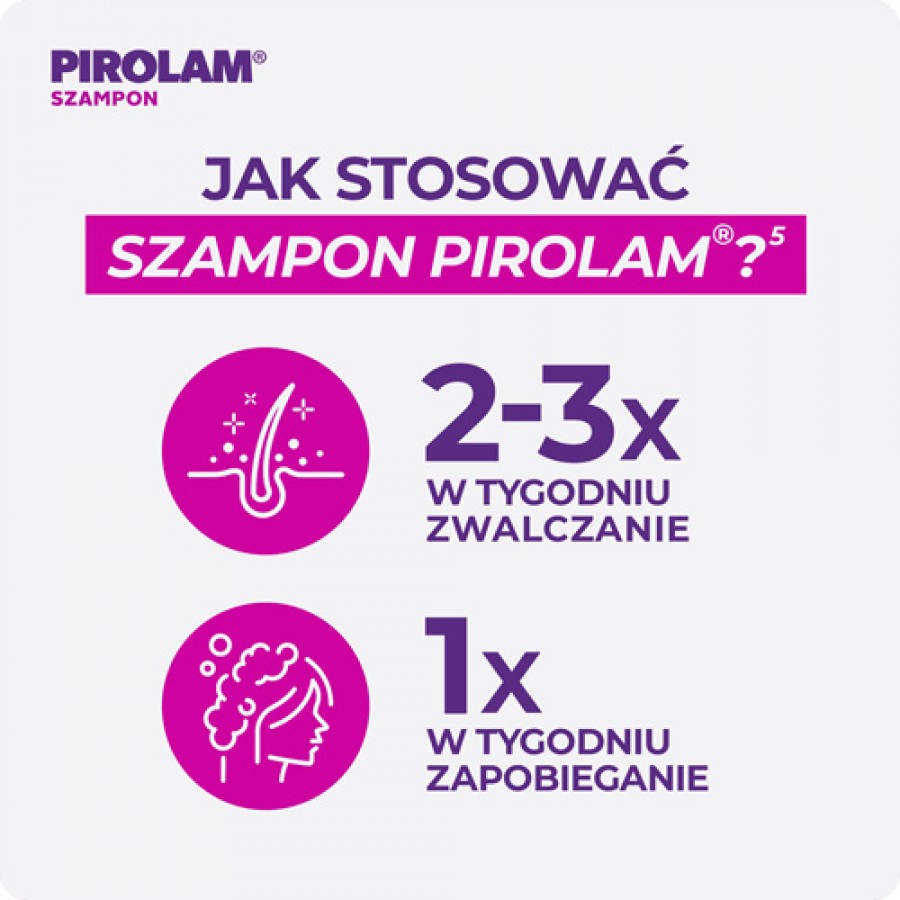 Zdjęcie produktu - 6 Pirolam Szampon przeciwłupieżowy, 2 x 150 ml