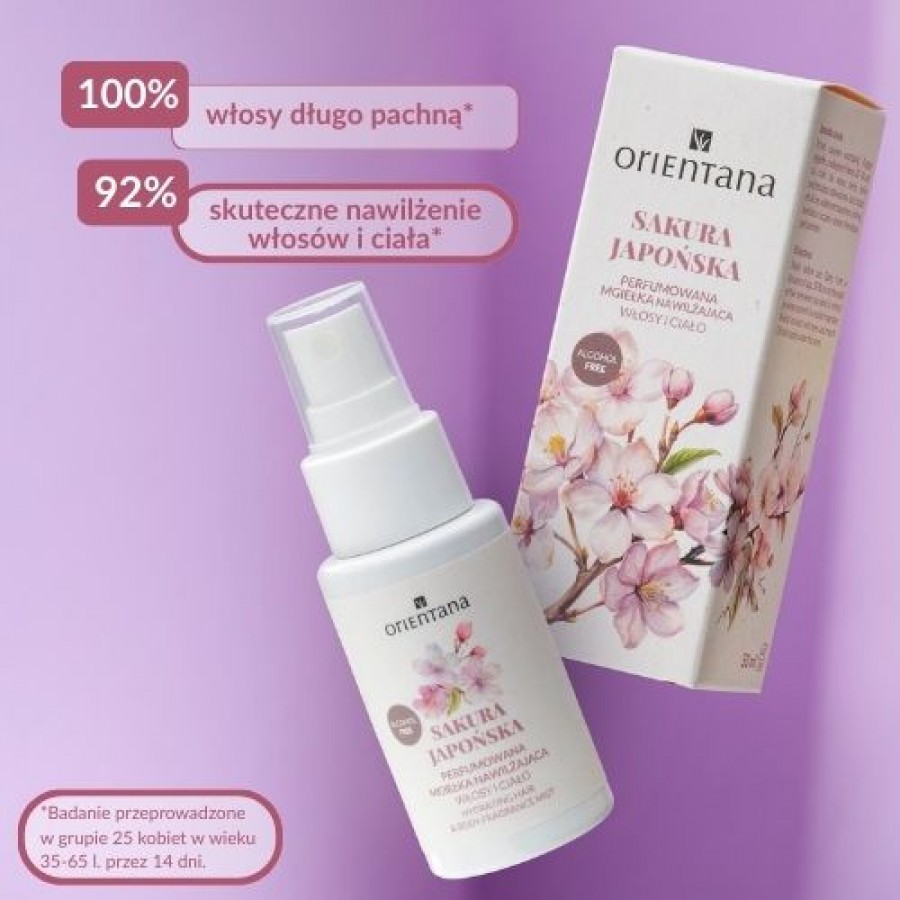 Miniaturka artykułu - #1 Orientana Perfumowana mgiełka nawilżająca do ciała i włos&oacute;w Drzewo Sandałowe, 50 ml