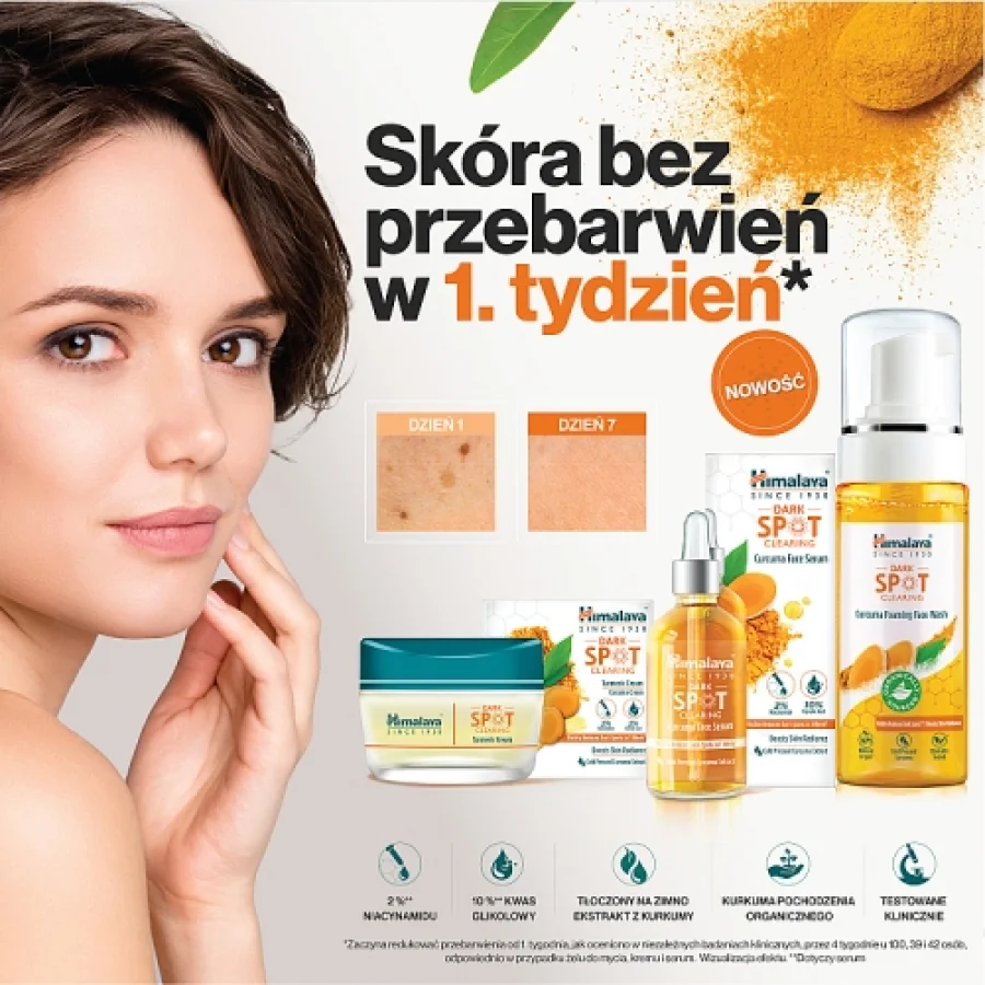 #0 – Himalaya Dark Spot Clearing Curcuma Pianka do mycia twarzy z kurkumą i lukrecją, 150 ml